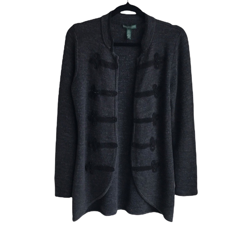 Lauren Jeans Company Ralph Lauren Open Front Cardigan